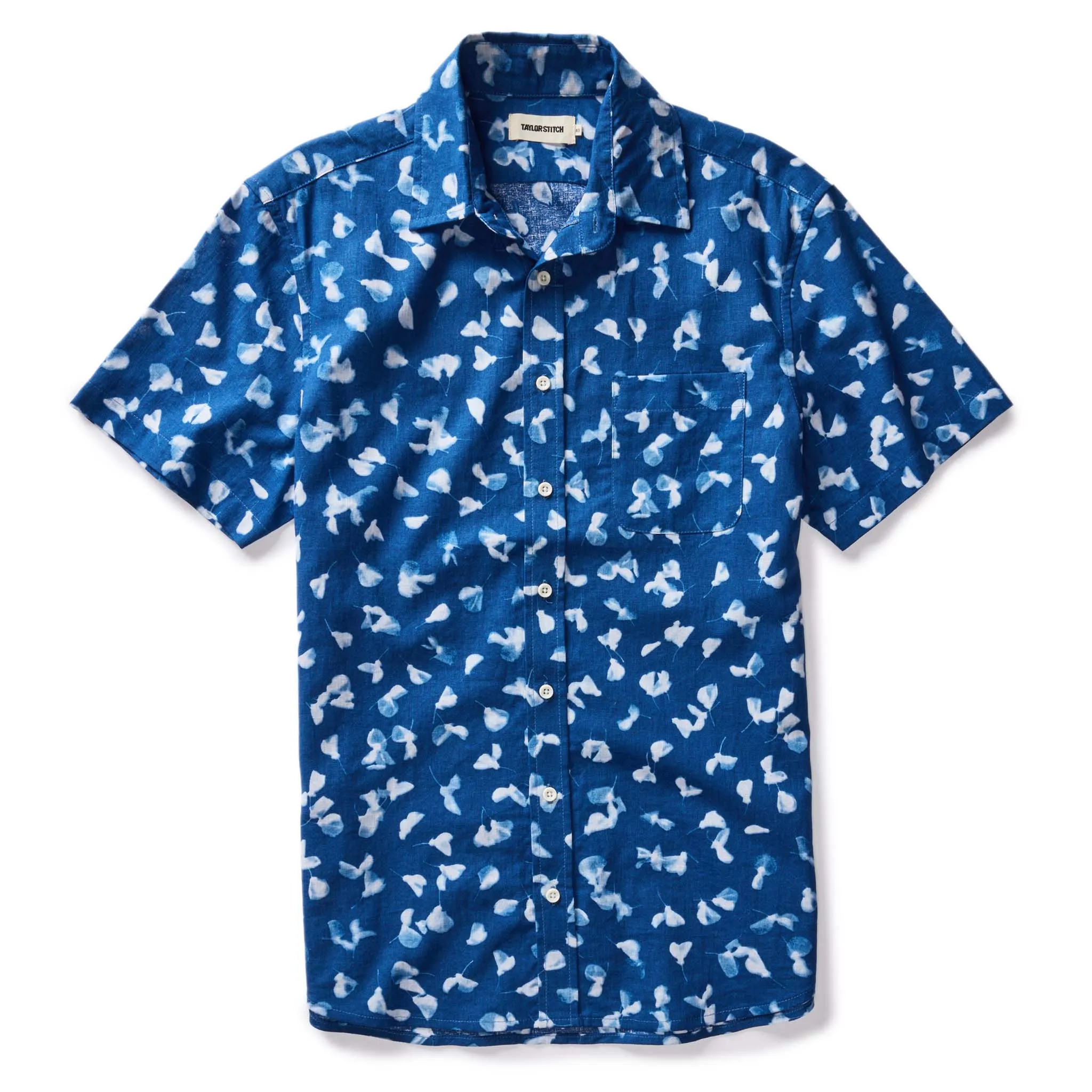 The Short Sleeve California in Dark Navy Ginkgo