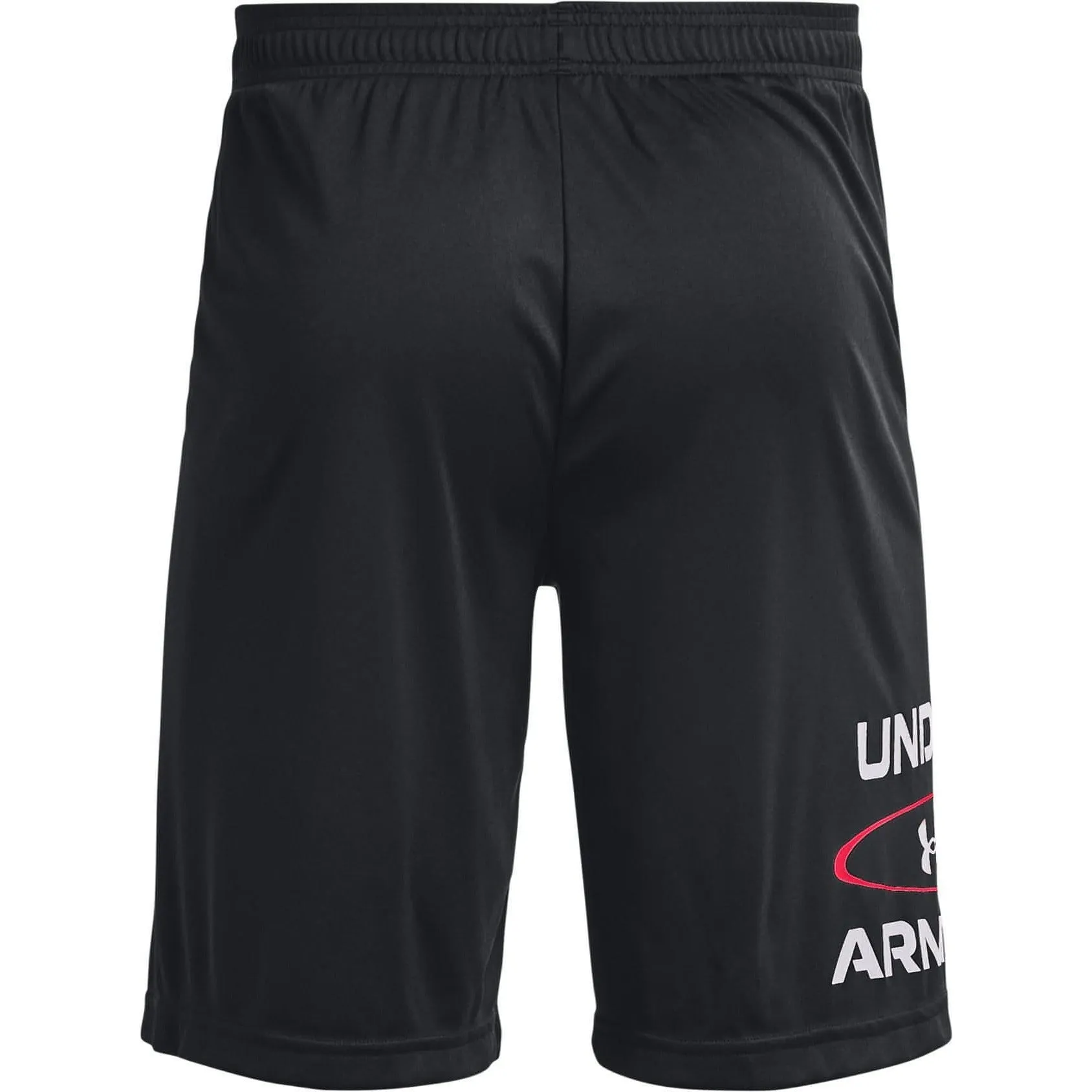 Under Armour Tech Wordmark Graphic Mens Training Shorts - Black