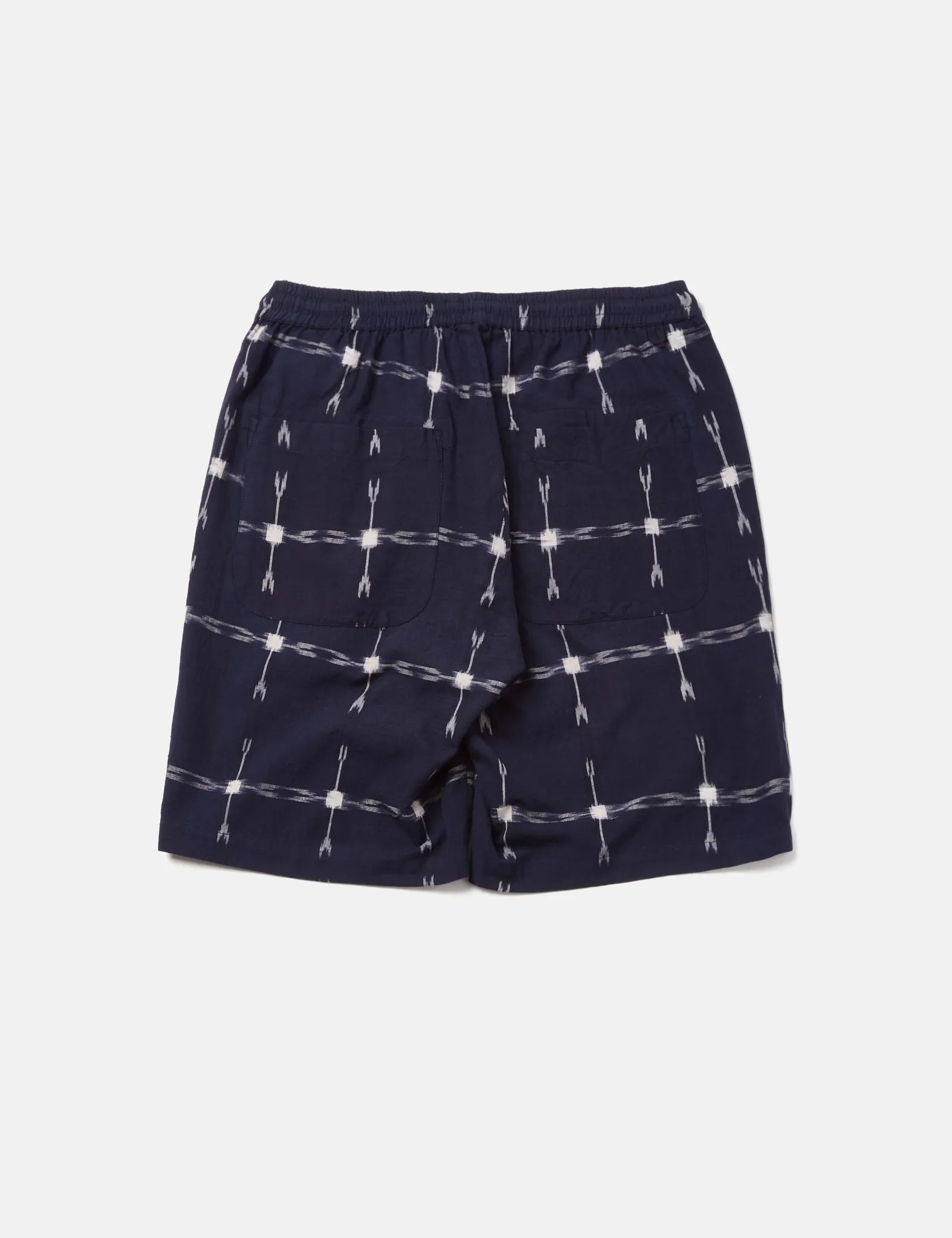 Universal Works Lumber Shorts - Indian Ikat Indigo