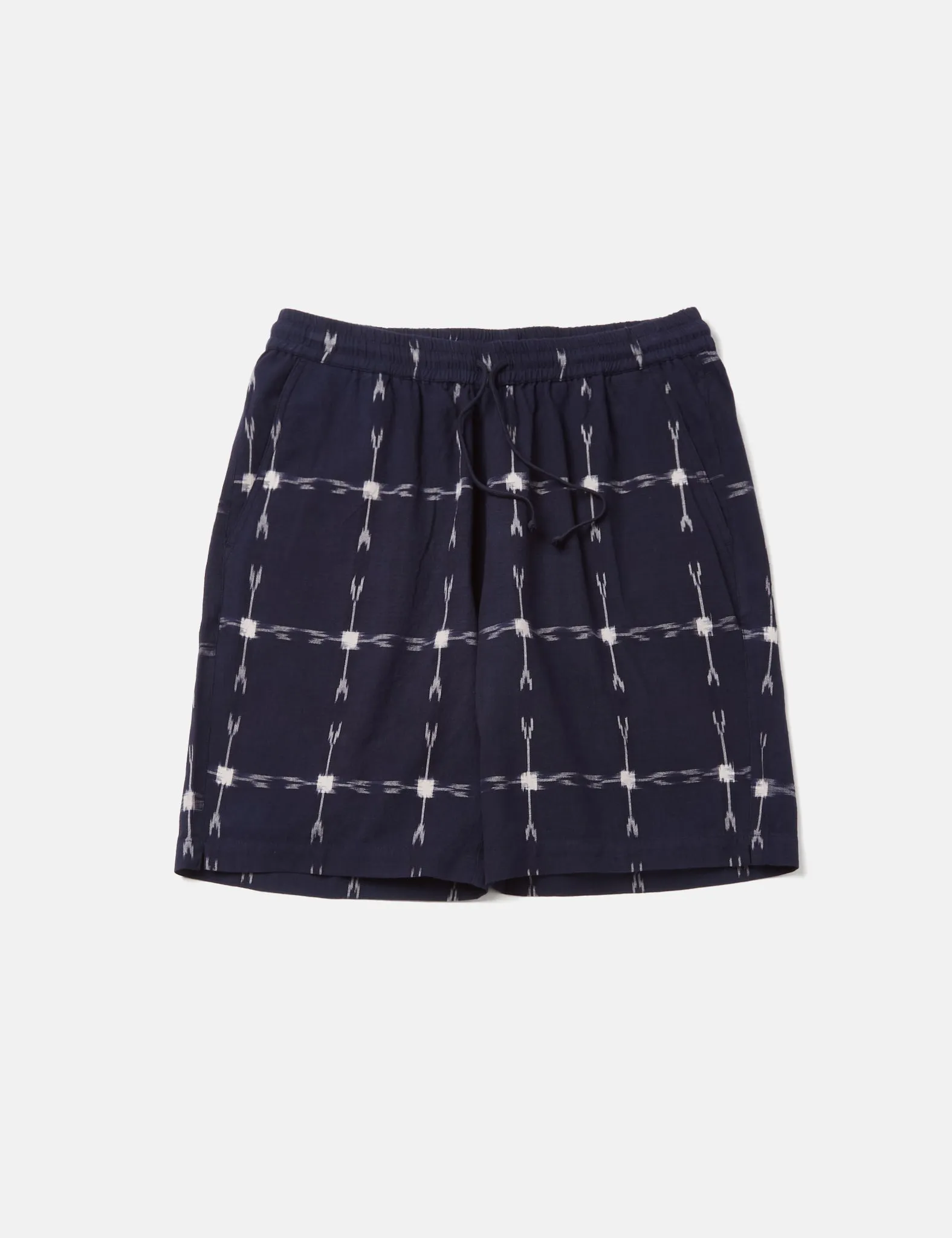 Universal Works Lumber Shorts - Indian Ikat Indigo