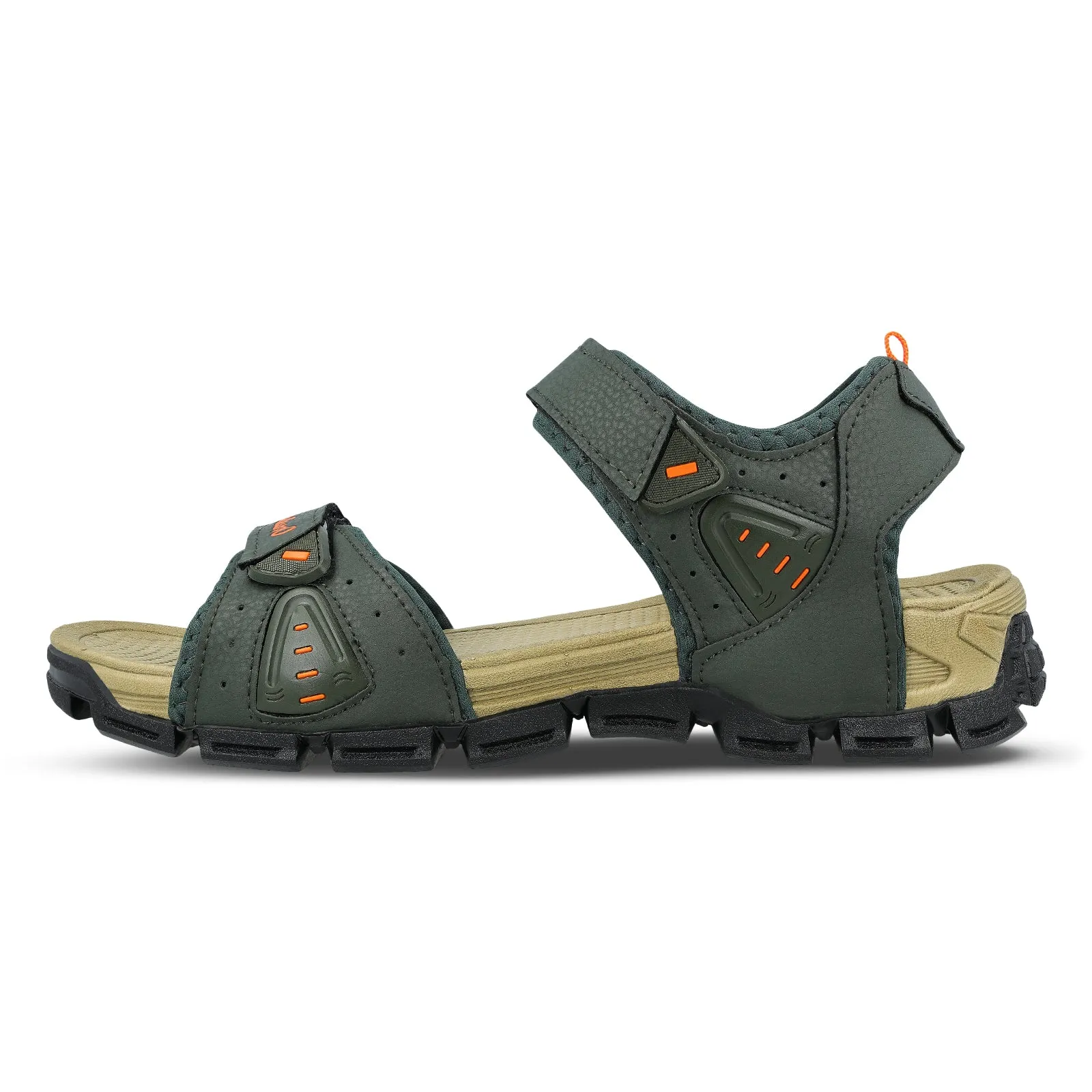 Walkaroo Men Sandals  - WC4405 Olive Green