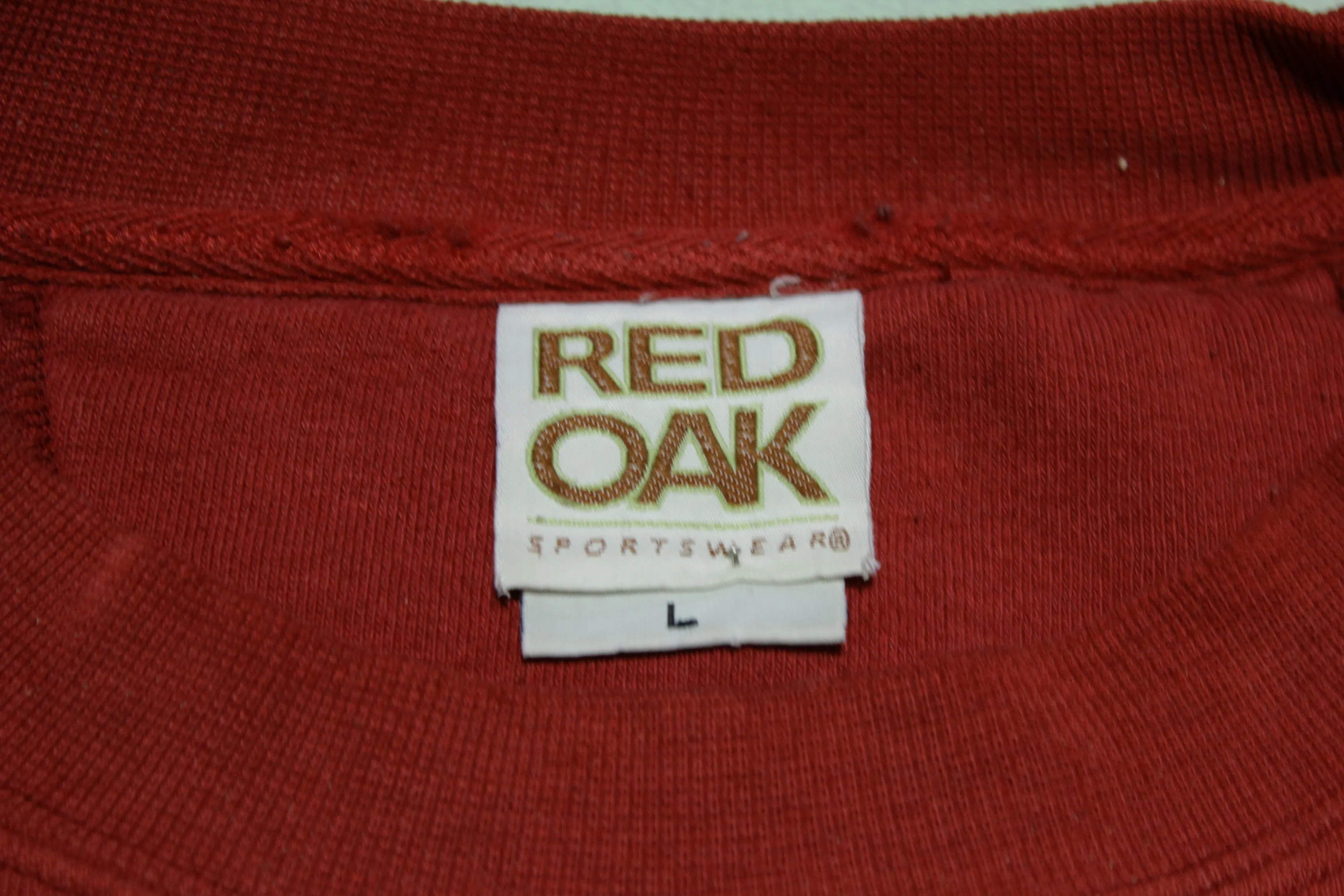 Washington State University WSU Cougars Embroidered 1990's Red Oak Vintage Sweatshirt