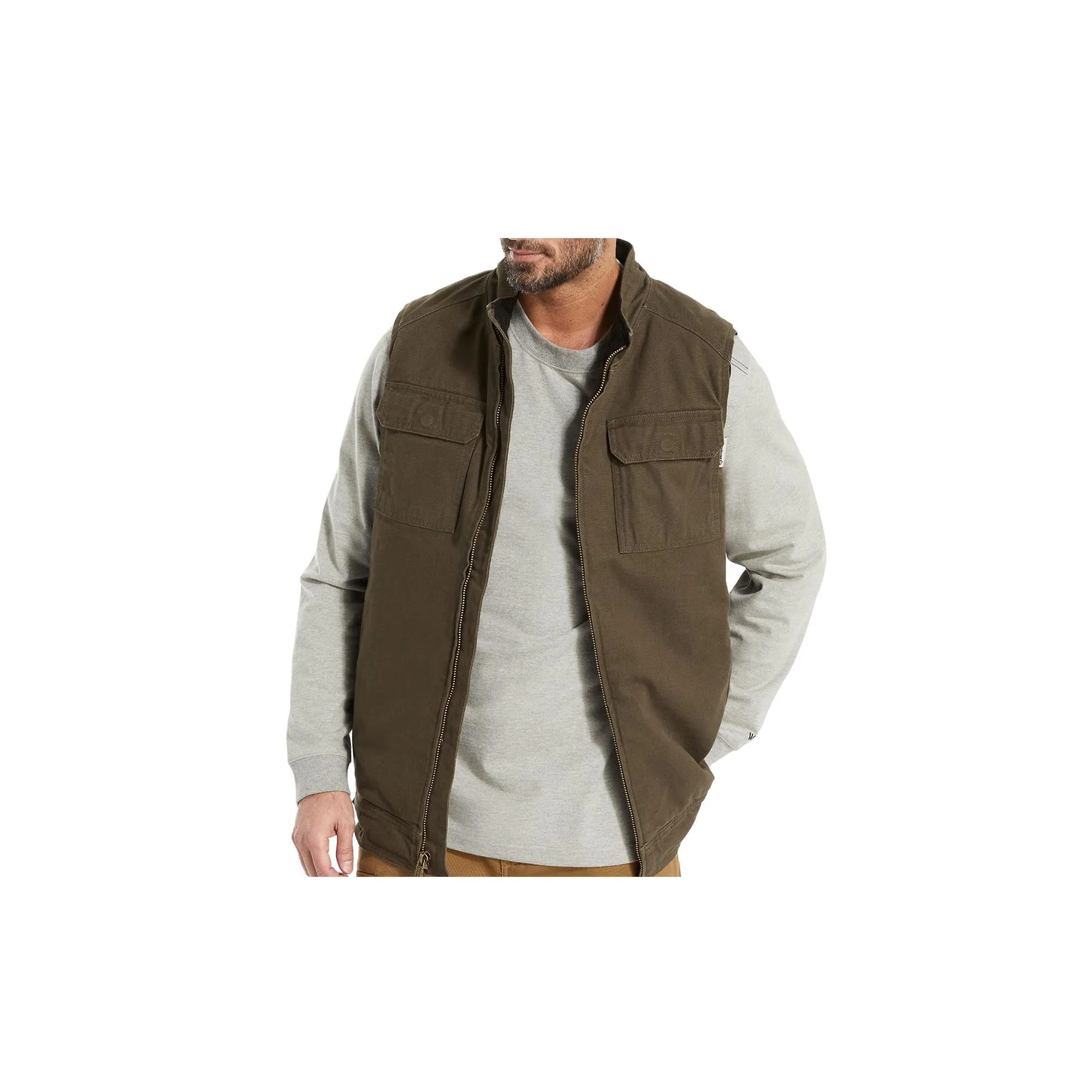 Wolverine Lockhart Insulated Canvas Vest Black Olive